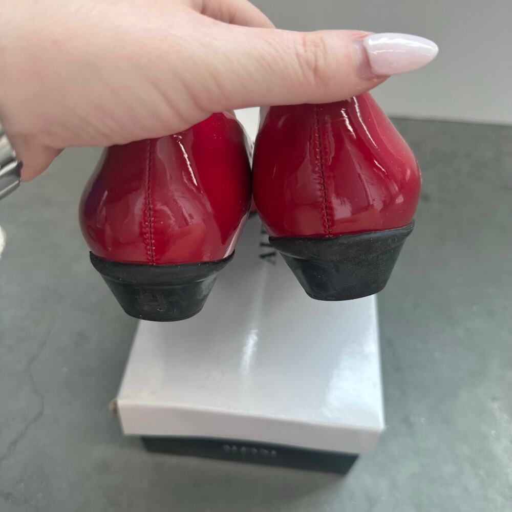 Alfani Cherry Red Patent Ballet Flats Size 8 - Picture 8 of 9